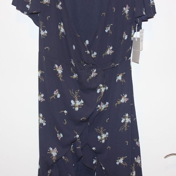 NWT Chelsea 28 Navy Nights Forget me Not Floral Dress Women Size Small - Picture 7 of 16